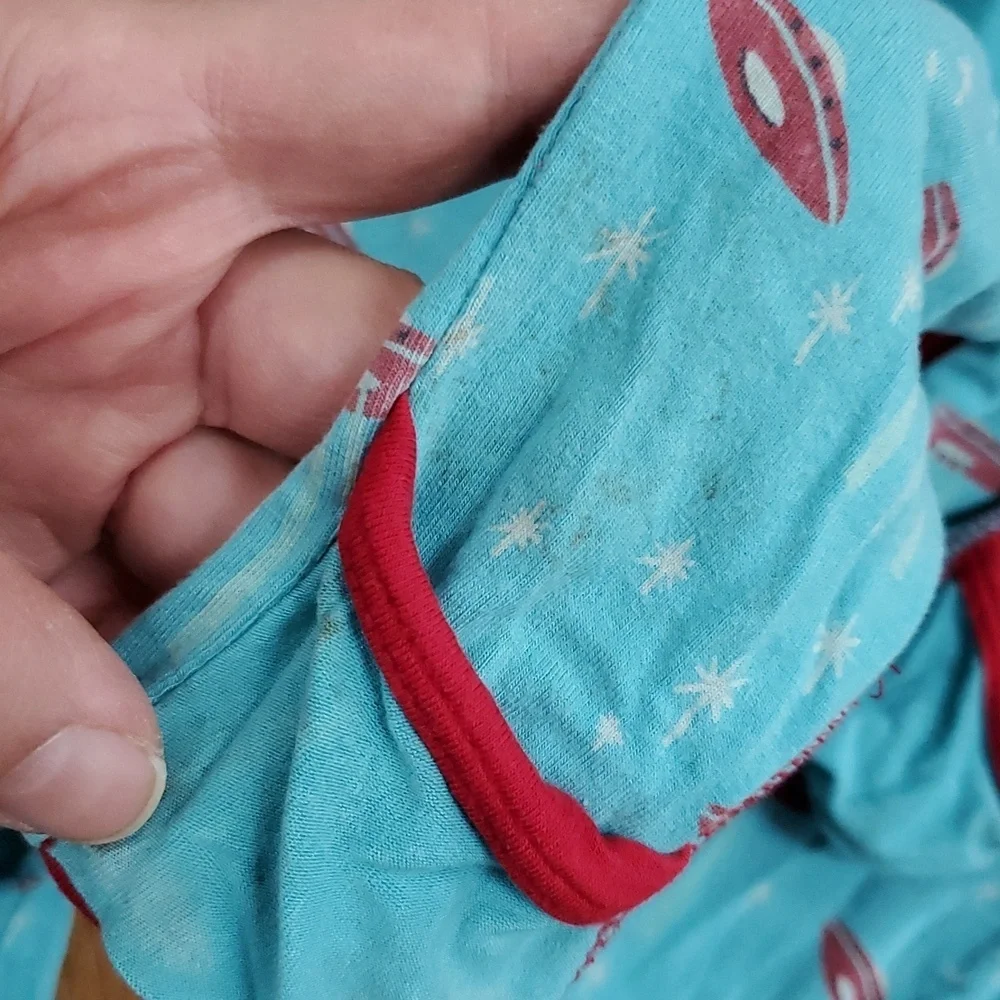 Kickee Pants UFO Aliens Footie